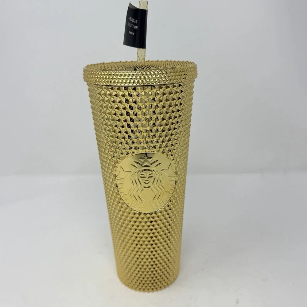Starbucks Gold Studded Limited Edition Las Vegas Collection Venti 24oz Tumbler